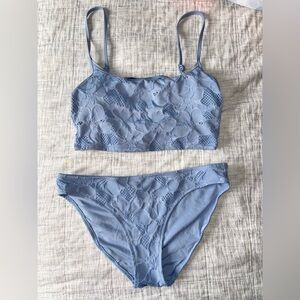 Aerie Blue Lace Bikini Set